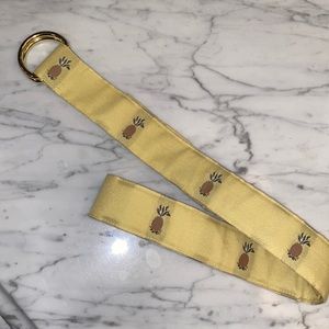 Grosgrain belt in traditional Pineapple pattern